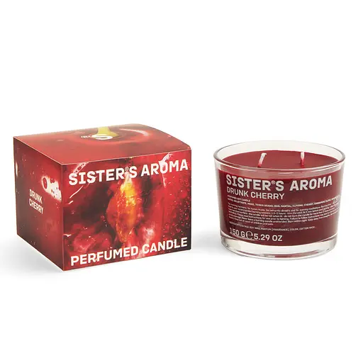 Ароматична свічка Sister`s Aroma Drunk Cherry 150 г