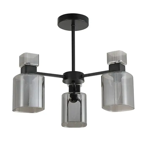 Люстра Ardero BL1130-1 OLIVIA під лампу чорний - фото 2