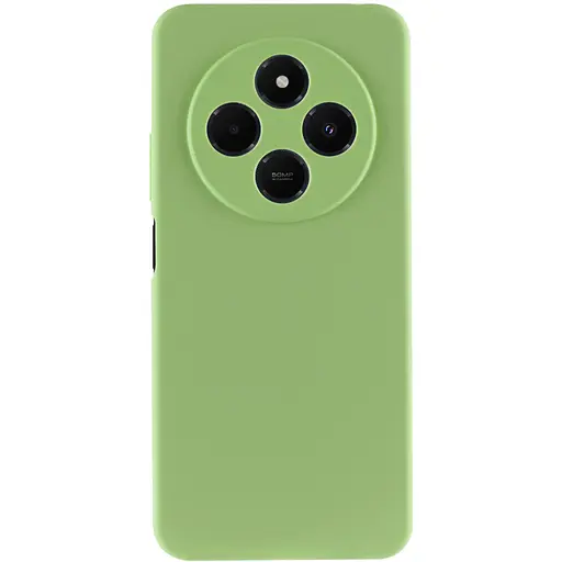 Чохол Lakshmi Silicone Cover Full Camera AA для Xiaomi Redmi 14C/Poco C75 Зелений/Pistachio - фото 3