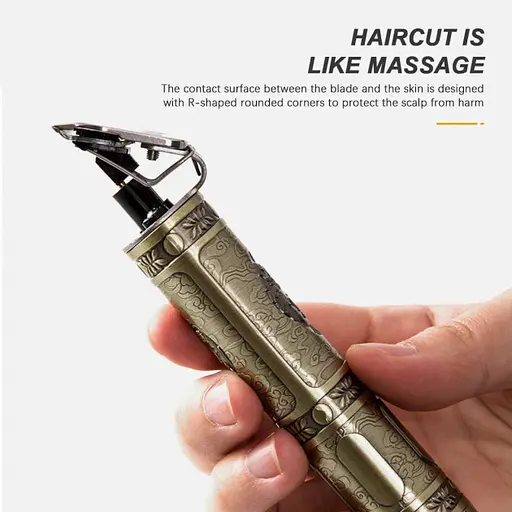 Акумуляторний чоловічий тример для бороди, вусів і тіла Kemei Km-1974А машинка для стрижки - фото 3