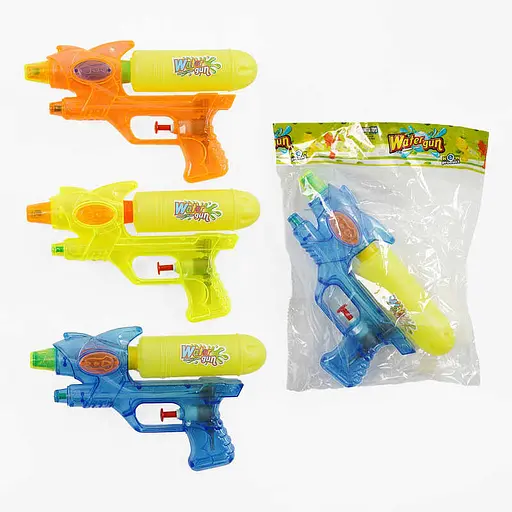 Водяний пістолет зі знімним балоном, помповий механізм, 2 дула - фото 2