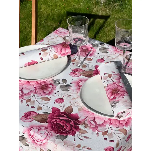 Серветки водовідштовхуючі 30х40 см 4 шт. Танок півоній