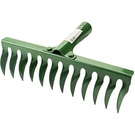 Грабли садовые крученые Grad 12 зубов 320×82мм заклепочное крепление (5051915) - фото 1