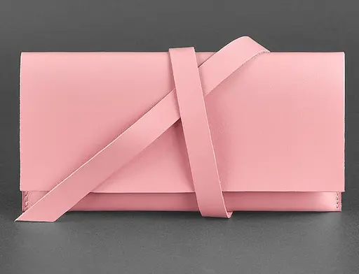 Кожаный женский тревел-кейс Voyager 1.0 Розовый - фото 1