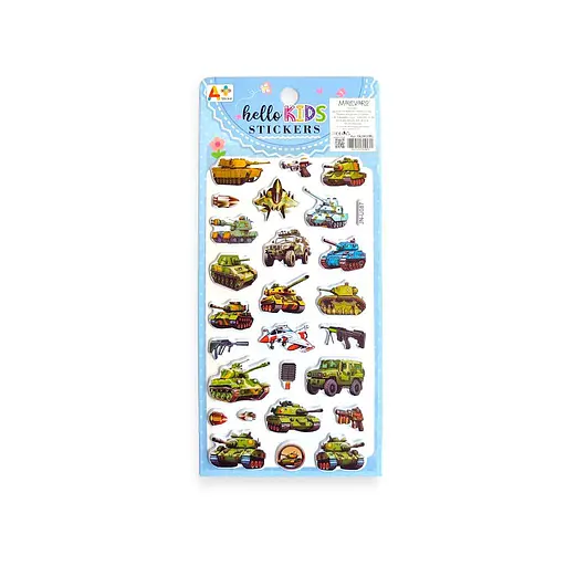 Наліпки дитячі 6 дизайнів 12 шт. (762800ML) - фото 2