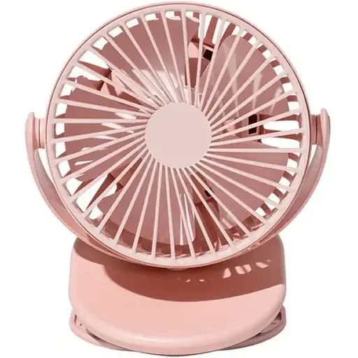 Вентилятор портативный Solove F3 Clip Fun розовый - фото 1