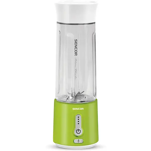 Sencor Блендер портативный для полосы 150Вт, чаша-500мл, USB-C, бело-зеленый