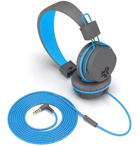 Навушники JLAB JBuddies Studio Kids (IEUHJKSTUDIORGRYBLU6) Graphite/Blue - фото 4