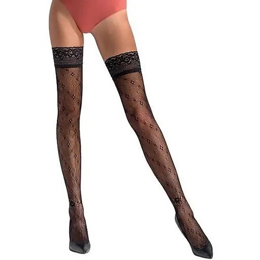 Чулки Passion ST016 3/4 nero