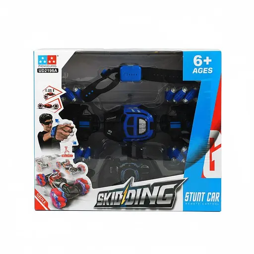 Радіокерована Трюкова Машина UD 2196 А-01, 2 Керування, Підсвічування, Музика, Акум. 6V, Синя - фото 2