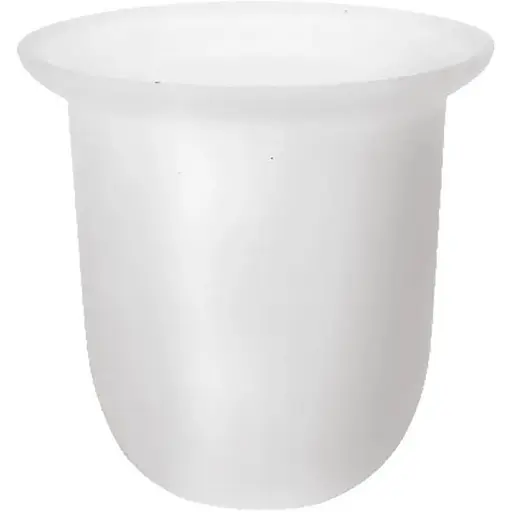 Скляна чаша Bemeta для туалетного тримача 131567003, Білий - фото 1