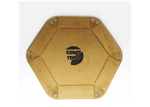 Настільна гра Games 7 Days Лоток для кубиків Hexagon dice tray - Brown (g7dhexdt03) - фото 4