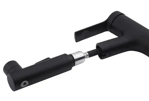 Змішувач для раковини Kroner KRP Edelstahl Klassisch з висувним виливом SCH030-T (CV032497) - фото 7