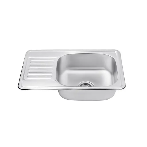 Кухонная мойка Kroner KRP Satin - 6642 (0,8 мм) (CV025281) - фото 2
