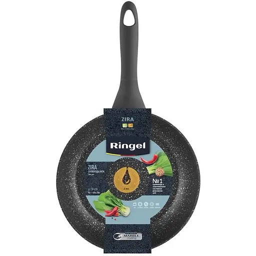 Сковорода WOK Ringel Zira 28 см (RG-11006-28w) - фото 3