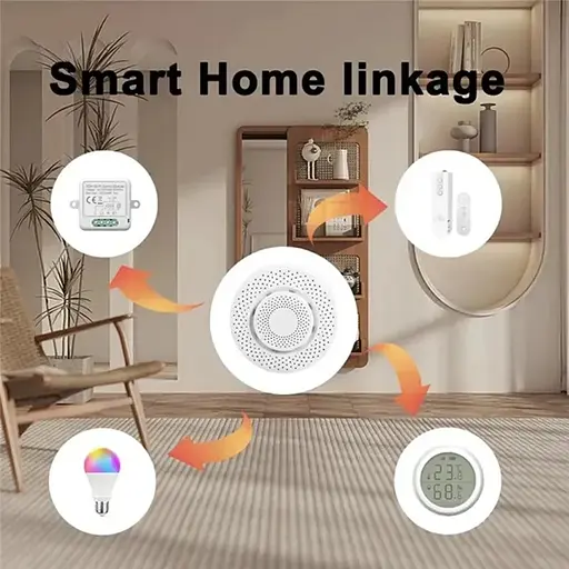 Wi-Fi датчик Smart air box 01-Z анализатор качества воздуха по 5 параметрам, Tuya smart life app - фото 4