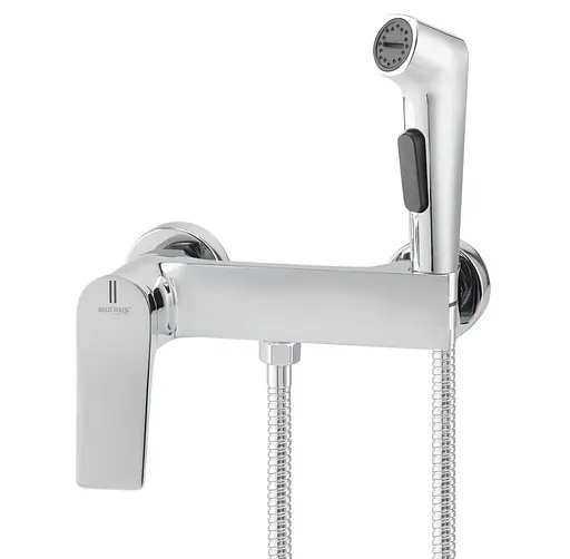 Змішувач для гігієнічного душу зовнішнього монтажу Mixxus Premium Degas 024 MI8249, Хром - фото 1