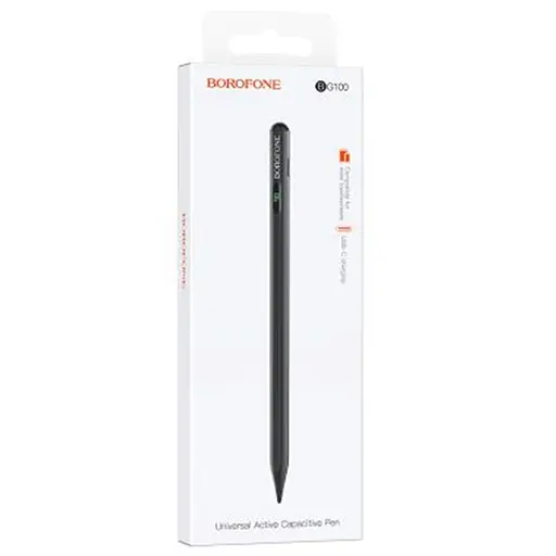Стилус Borofone BG100 Universal active capacitive pen with digital display - фото 2