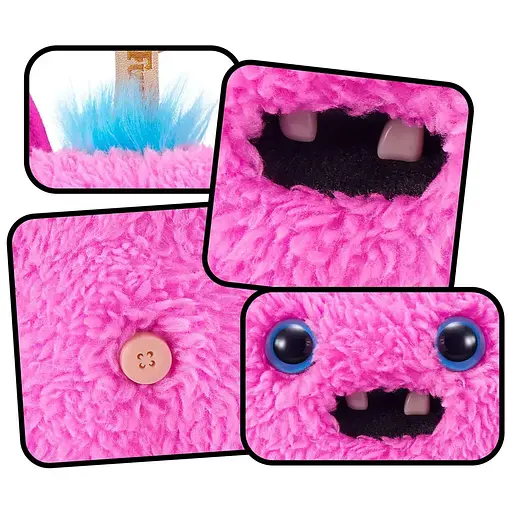 М'яка іграшка-брелок Fuggler Baby Pinkles Рожевий Летунчик 8 см (15759G) - фото 2