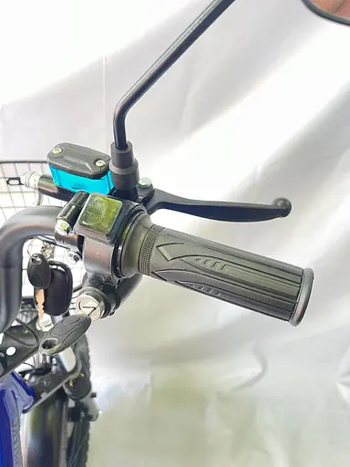 Электровелосипед двухместный Minako Monster (2000W 60V 36Ah) + Тормоз гидравлика Синий - фото 6