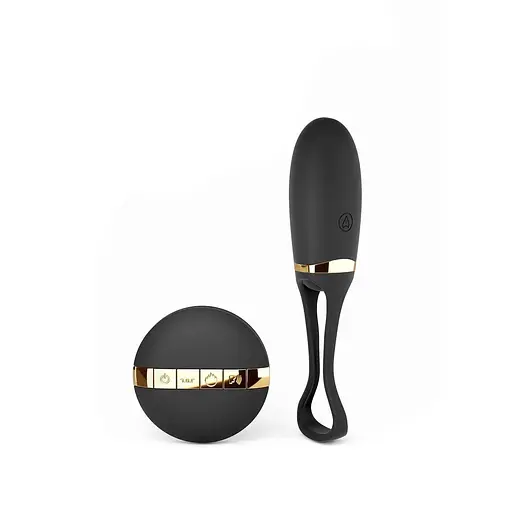 Віброяйце Dorcel Secret Delight Gold 12.5 см чорний - фото 2