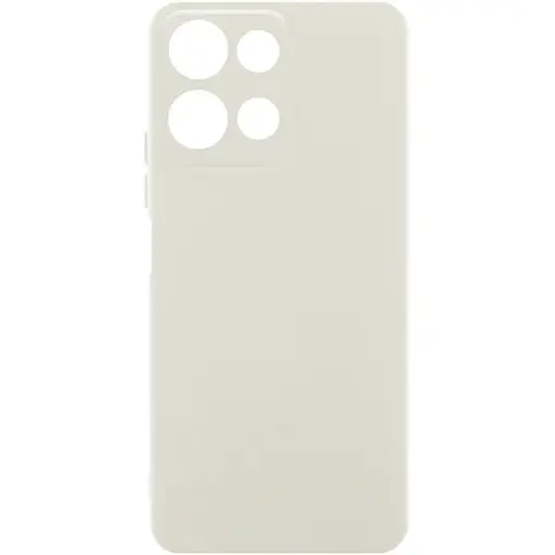 Чохол Silicone Cover Lakshmi Full Camera (AA) для Motorola Moto G75 5G Білий / White