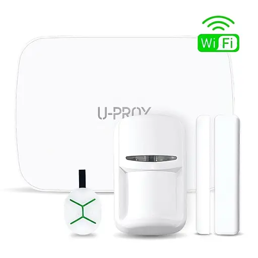 Комплект бездротової сигналізації U-Prox MPX L KF kit White з LTE/GSM (4G/2G), WiFi (23-00360)