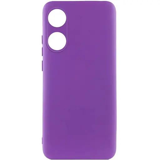 Чохол Silicone Cover Lakshmi Full Camera (A) для Oppo A58 4G Фіолетовий / Purple