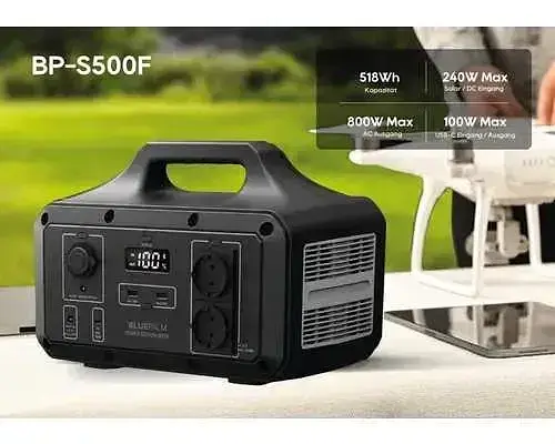 Переносная зарядная станция Bluepalm BP-S500F 518Вт/ч 800Вт - фото 6