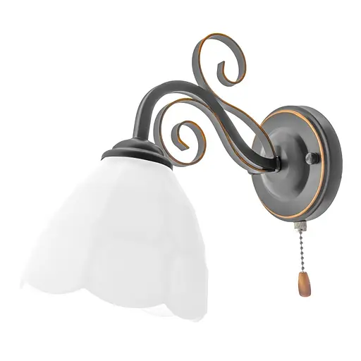 Бра Brille LK-577W/1 настінне накладне класичне E27 BK