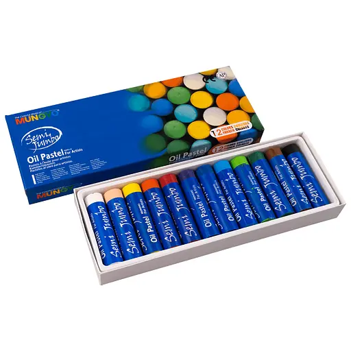 Пастель олійна Mungyo Semi Jumbo професійна 12 кольорів - фото 3
