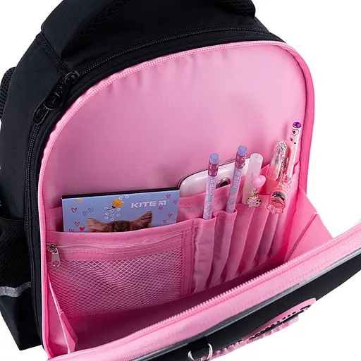 Рюкзак GoPack Education 165S Heart Черно-розовый (GO26-165S-2) - фото 10