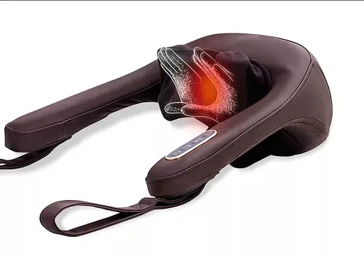 Роликовый массажер для шеи, плеч и спины Jinkarui K12 Эффект массажиста