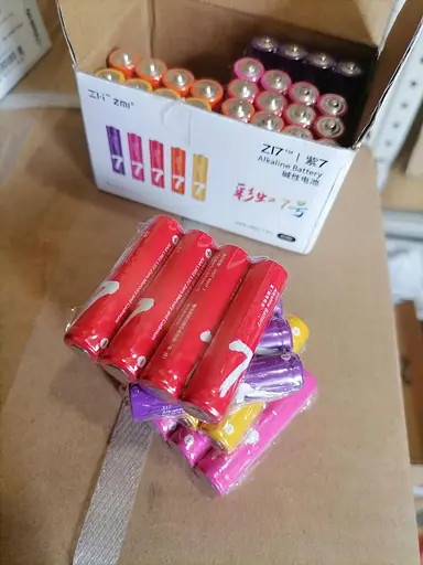 Батарейки AA ZMI AA540 Rainbow 40 pcs - 40 штук пальчиковых - фото 5