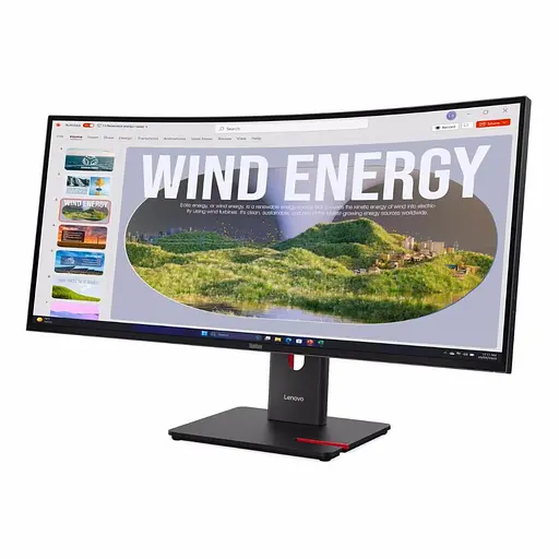 Монитор 34" Lenovo T34WD-40 Curved UWQHD VA 120Hz (64AEGAT1UA) - фото 3