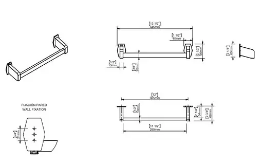Тримач для рушника Sonia Luce white linen 182657 - фото 3