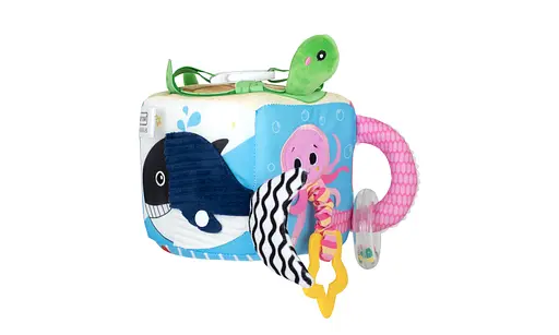 Уцінка. Іграшка-підвіска Baby Team Розвиваючий кубик (8570_океан) - фото 3