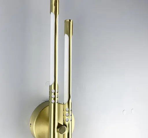 Бра з вбудованими світлодіодами в корпусі латунь Арт. WSE 12/35 Line F - фото 5