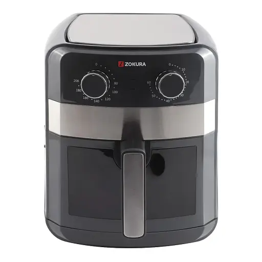 Фритюрница Zokura Z1386, 6.3 л, 1350 Вт, Черный/Серебристый - фото 4