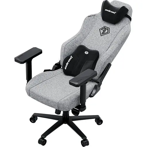 Крісло ігрове Anda Seat Phantom 3 XL Gray Fabric (AD18XL-52-G-F-G01) - фото 4