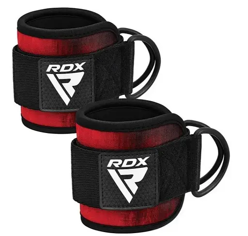 Манжеты на лодыжку RDX A4 Gym Ankle Pro Red Pair (WAN-A4R-P) - фото 1