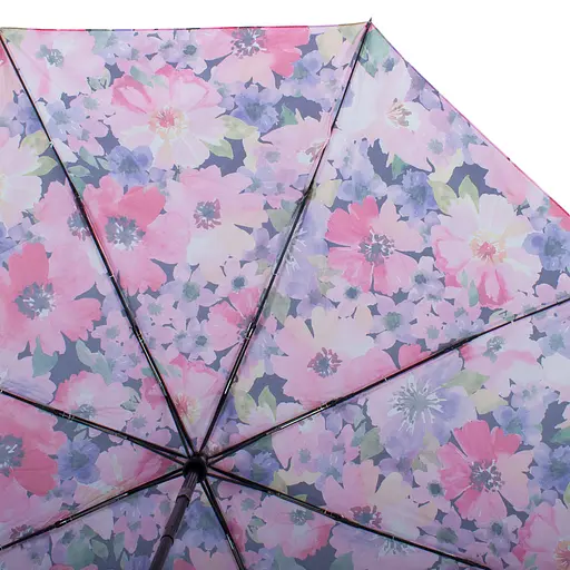 Женский складной зонтик полный автомат Happy Rain 100 см розовый - фото 3