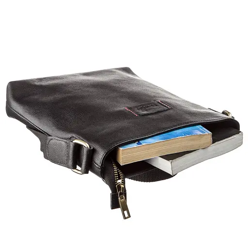 Сумка кожаная мужская SHVIGEL 19х22,5х5 см sum0012780 - фото 3