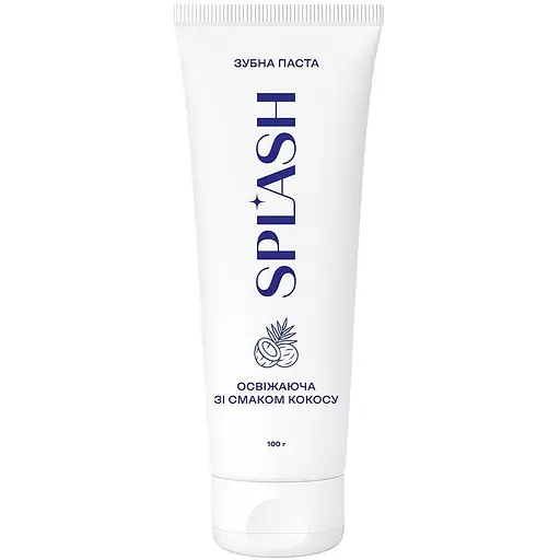 Зубна паста Splash освіжаюча зі смаком кокосу 100 г - фото 2