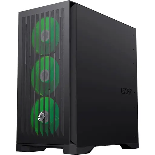 Корпус GameMax LEADER 2 без блока питания, черный (LEADER 2 BK) - фото 2