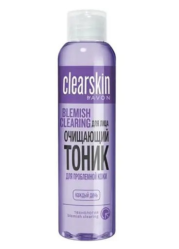 Очищувальний тонік для обличчя Avon з екстрактом пшениці і алое вера Для проблемної шкіри 100 мл - фото 2