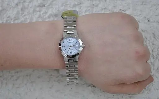 Годинники наручні жіночі сталеві стильні класика оригінальні Casio Collection LTP-1177PA-2AEF - фото 2