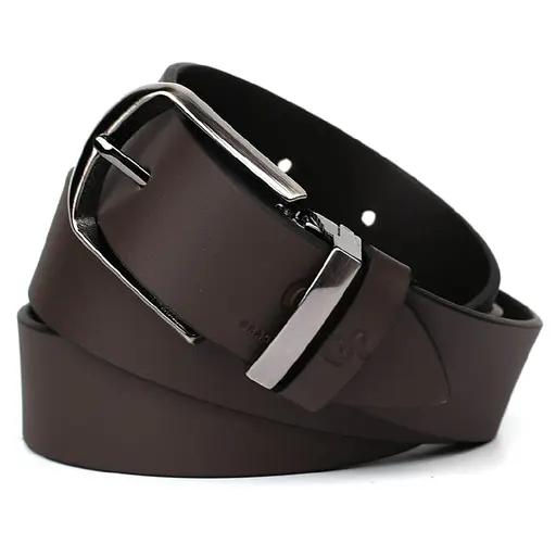 Ремінь шкіряний Grande Pelle коричневий  120х3.5х0.5 см acs0032048 - фото 3