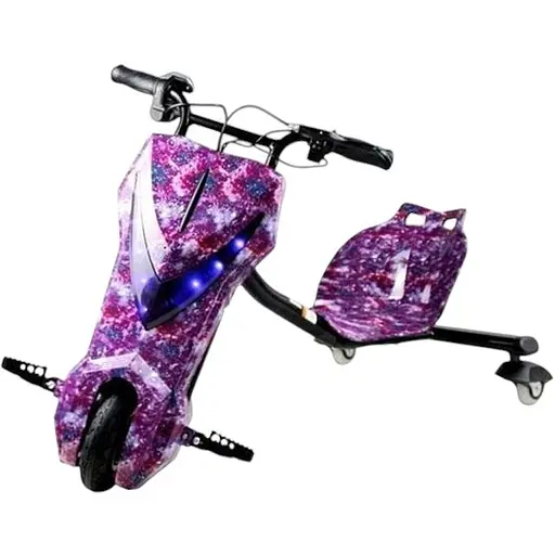 Дрифт-карт ElectrO Crazy Bug Premium 350W фіолетовий космос - фото 3