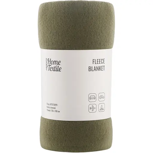 Плед Ardesto Fleece 130 x 160 см 100% полиэстер зеленый (ART0730PB)